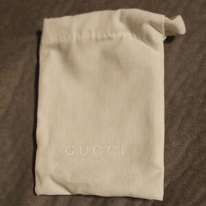 Authentic Gucci Ivory Fabric Pouch